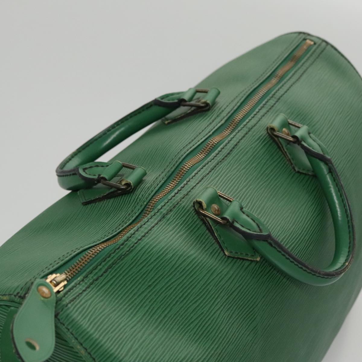 LOUIS VUITTON Epi Speedy 40 Hand Bag Green M42984 LV 103924