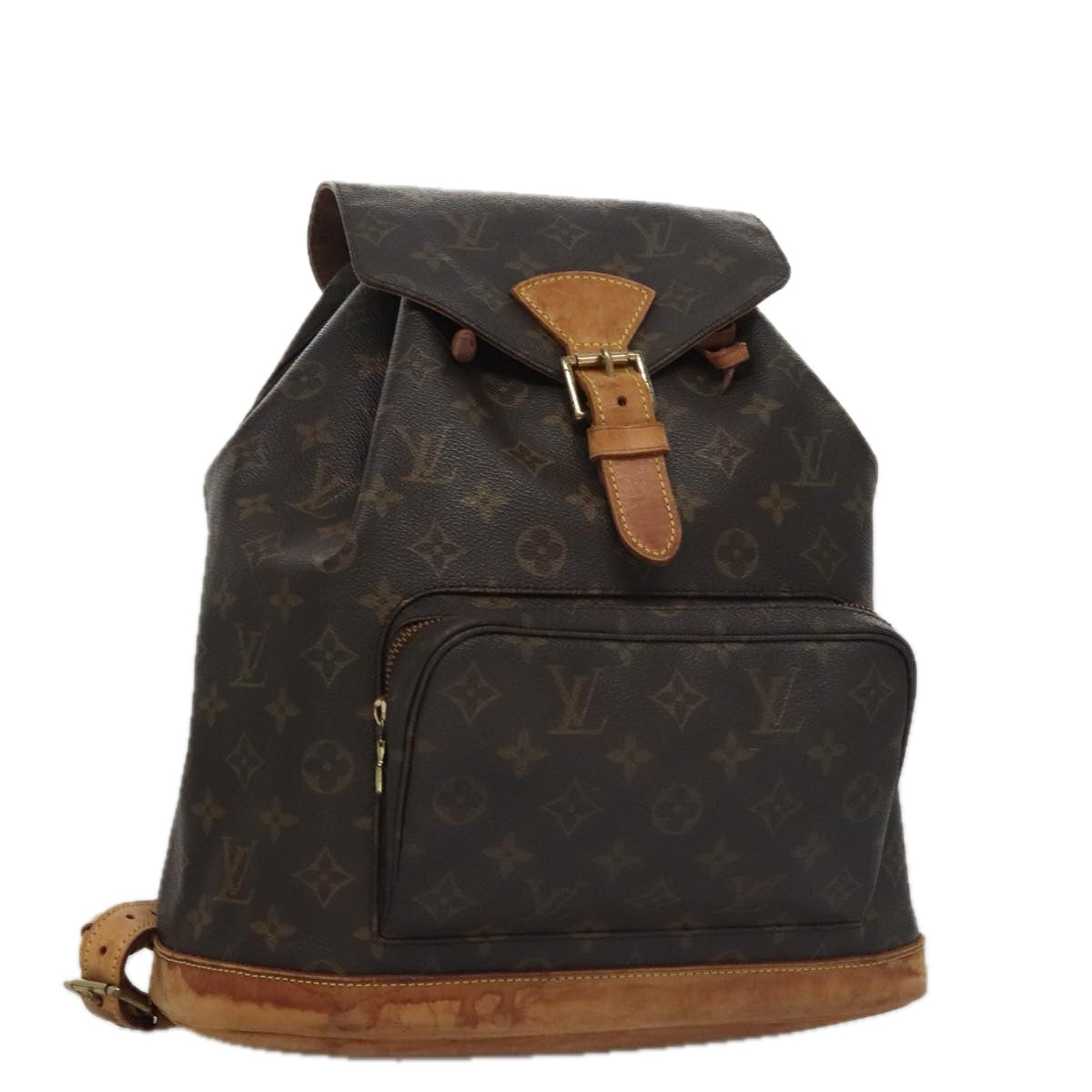 LOUIS VUITTON Monogram Montsouris GM Backpack M51135 LV 103945
