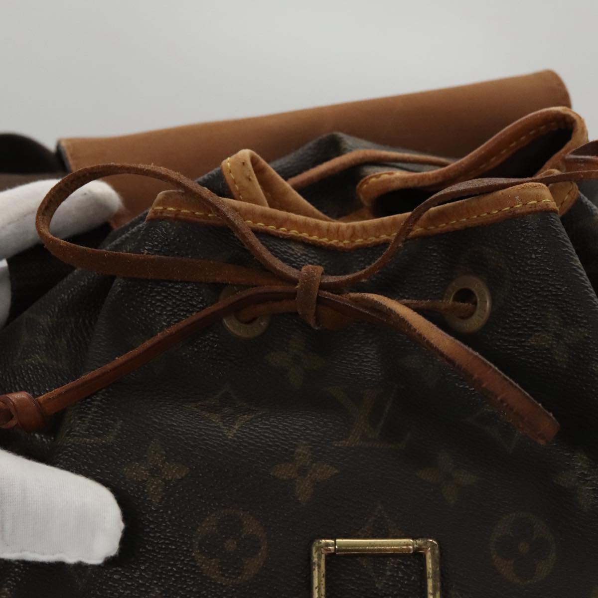 LOUIS VUITTON Monogram Montsouris GM Backpack M51135 LV 103945