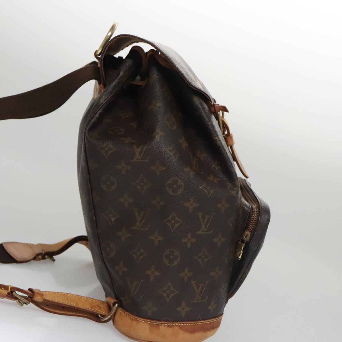 LOUIS VUITTON Monogram Montsouris GM Backpack M51135 LV 103945