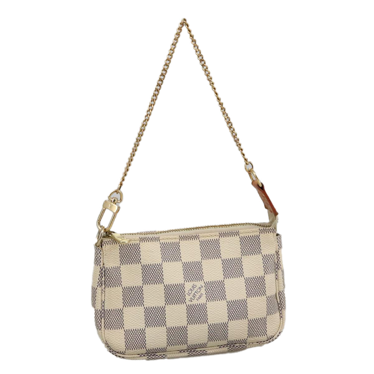 LOUIS VUITTON Damier Azur Mini Pochette Accessoires Pouch N63005 LV 103965