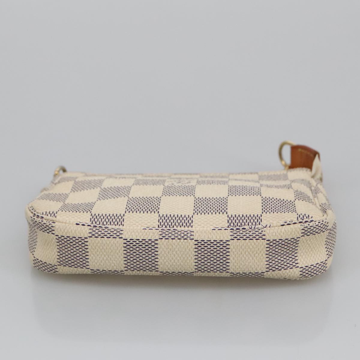 LOUIS VUITTON Damier Azur Mini Pochette Accessoires Pouch N63005 LV 103965