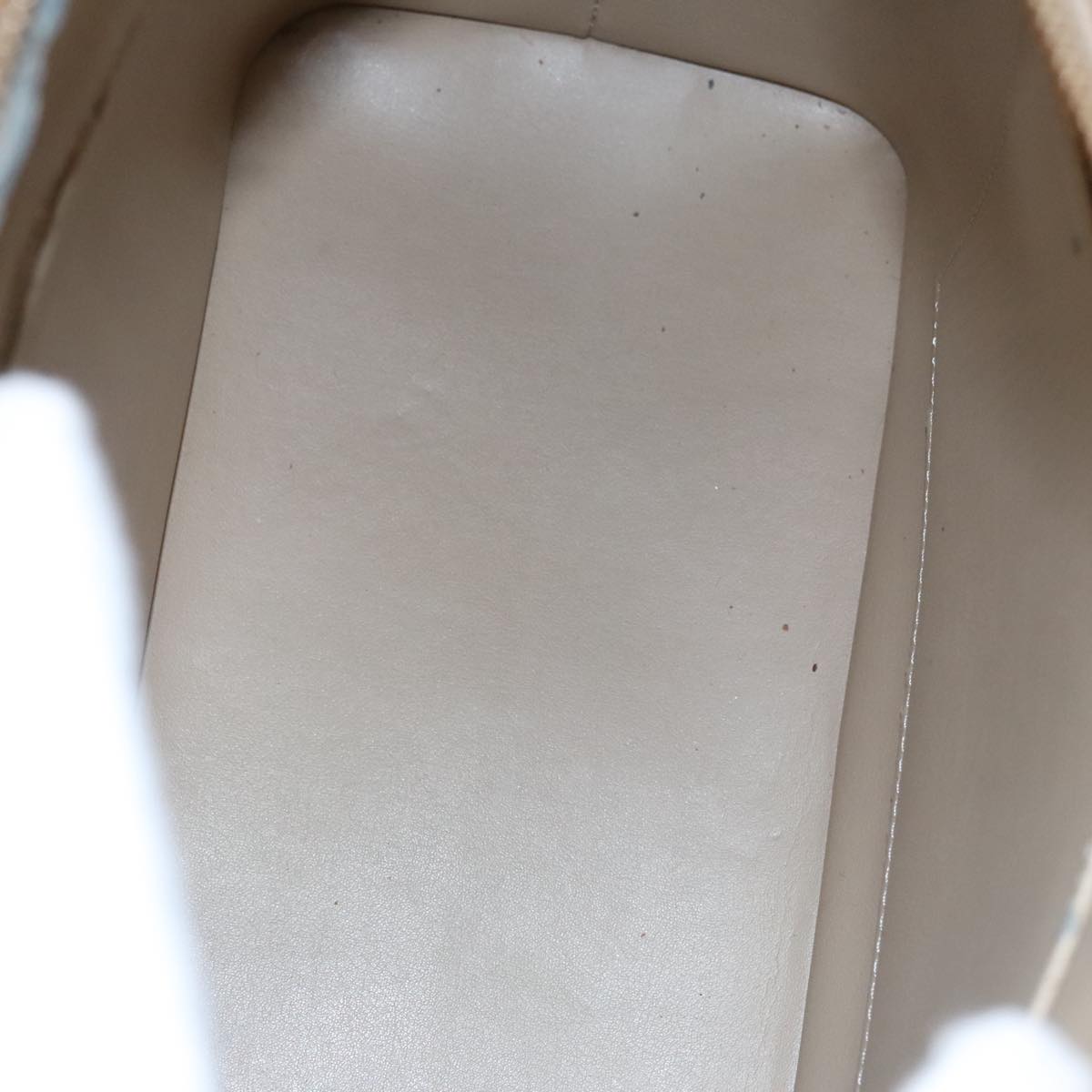 LOUIS VUITTON Monogram Vernis Houston Hand Bag Beige M91004 LV 103973