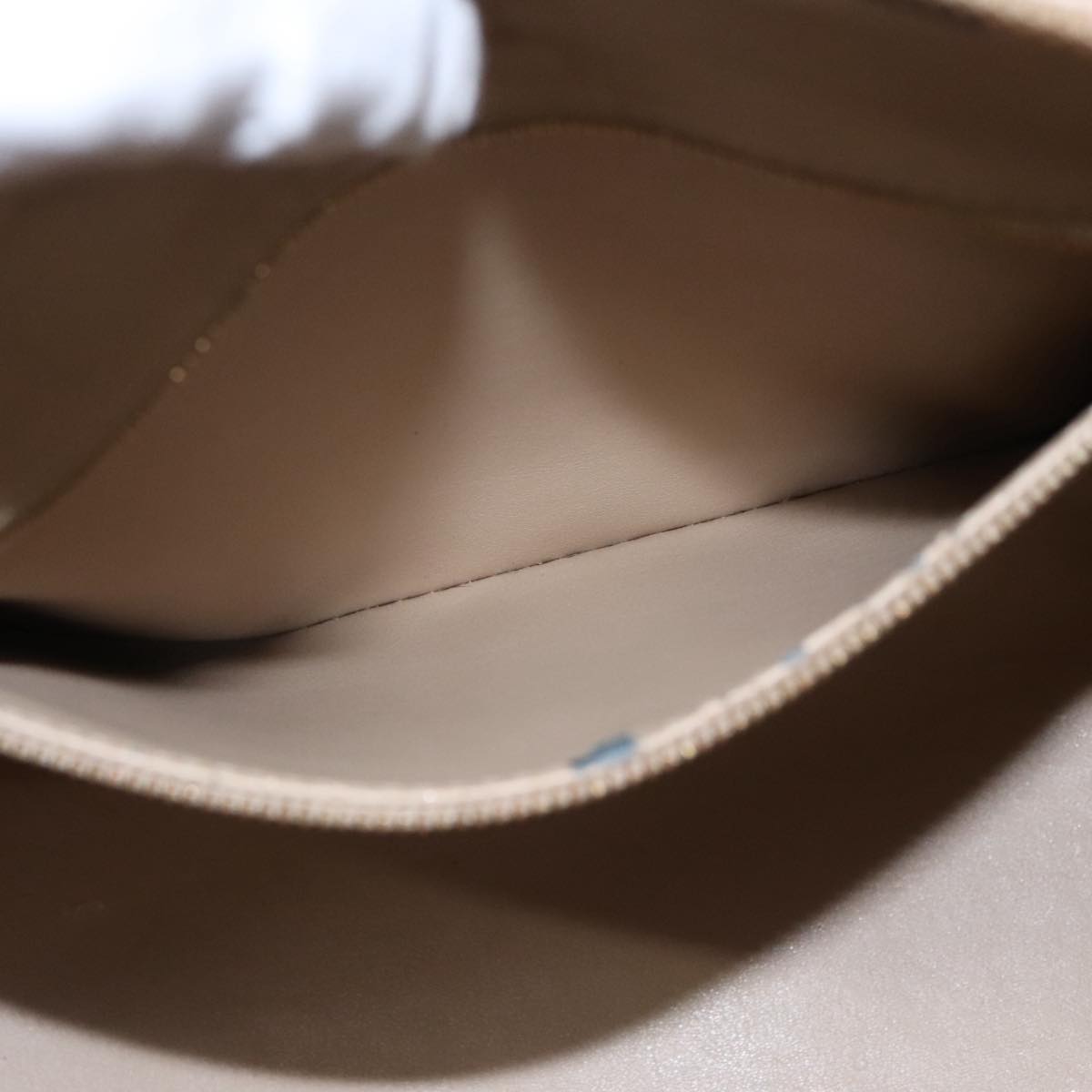 LOUIS VUITTON Monogram Vernis Houston Hand Bag Beige M91004 LV 103973