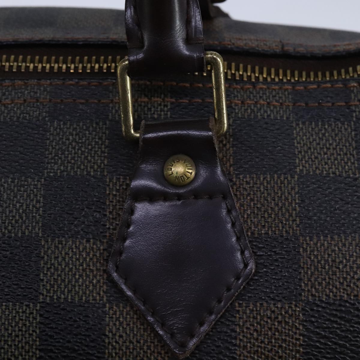 LOUIS VUITTON Damier Ebene Speedy 30 Hand Bag N41364 LV 104006