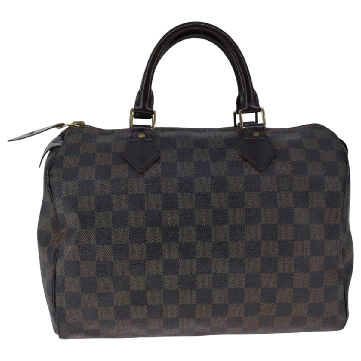 LOUIS VUITTON Damier Ebene Speedy 30 Hand Bag N41364 LV 104006