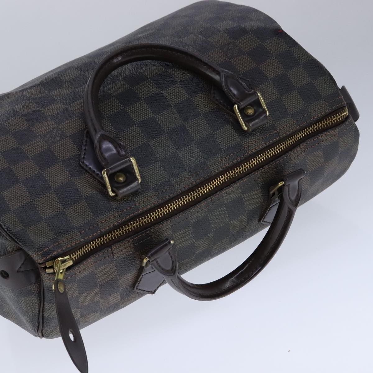 LOUIS VUITTON Damier Ebene Speedy 30 Hand Bag N41364 LV 104006