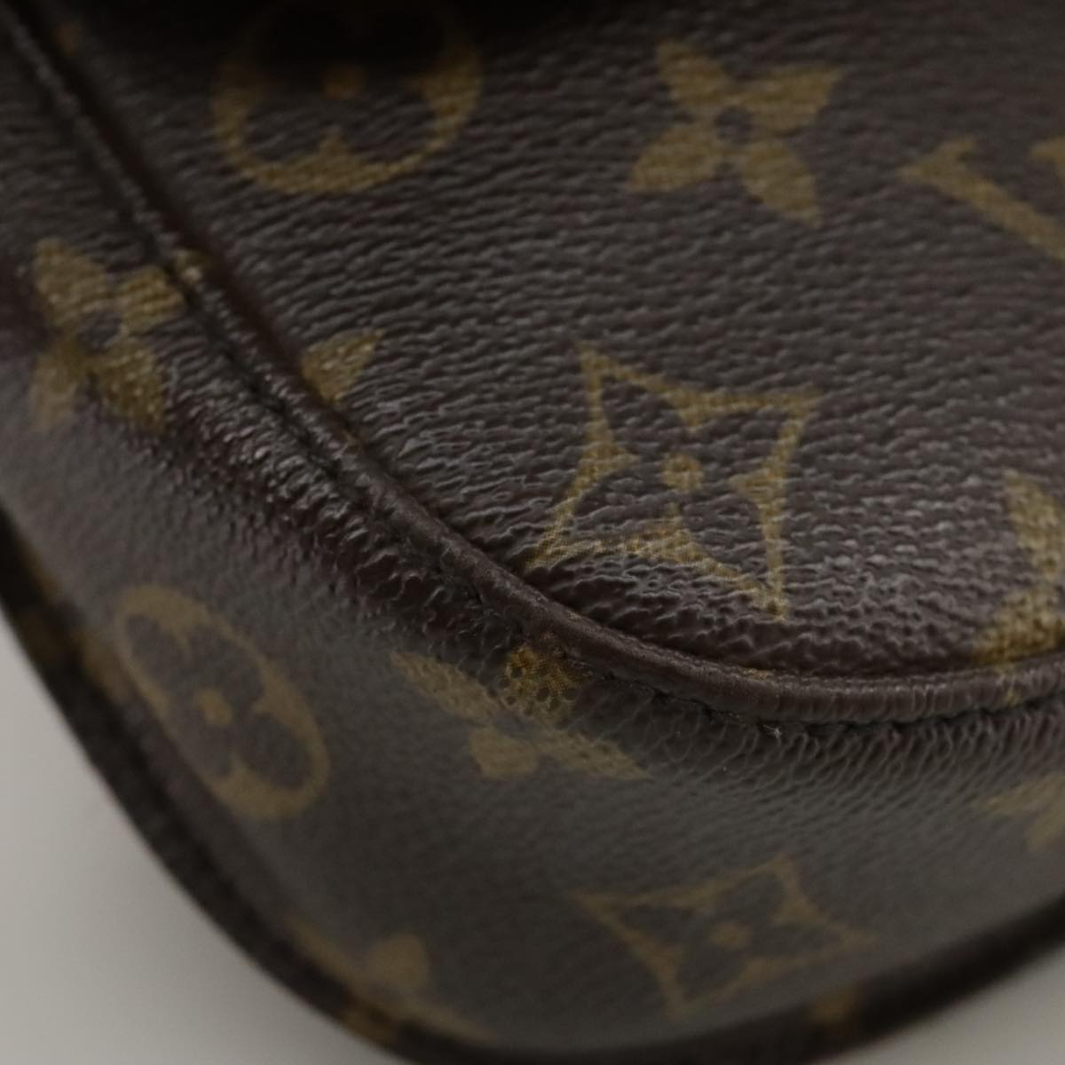 LOUIS VUITTON Monogram Saint Cloud MM Shoulder Bag M51243 LV 104008