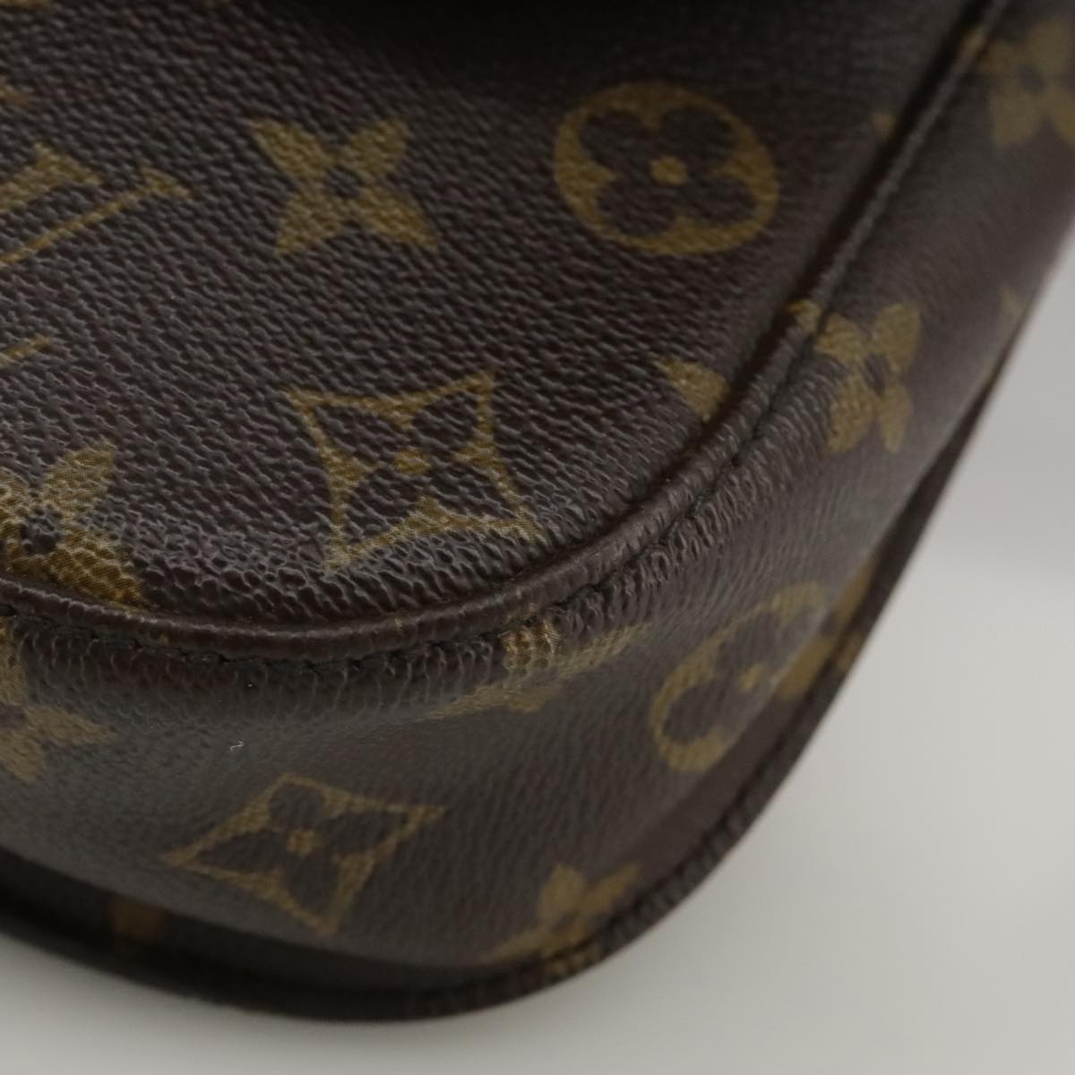 LOUIS VUITTON Monogram Saint Cloud MM Shoulder Bag M51243 LV 104008