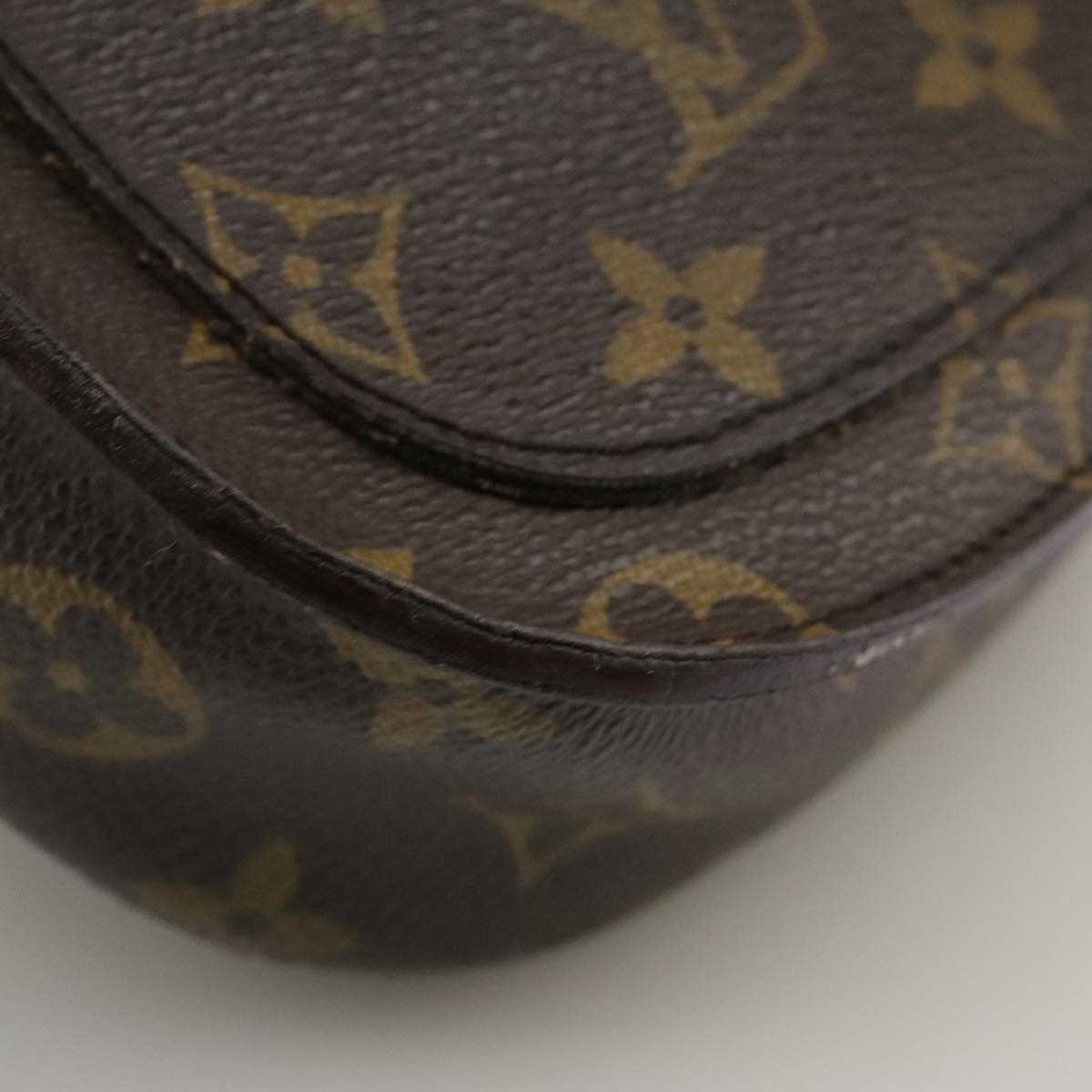 LOUIS VUITTON Monogram Saint Cloud MM Shoulder Bag M51243 LV 104008