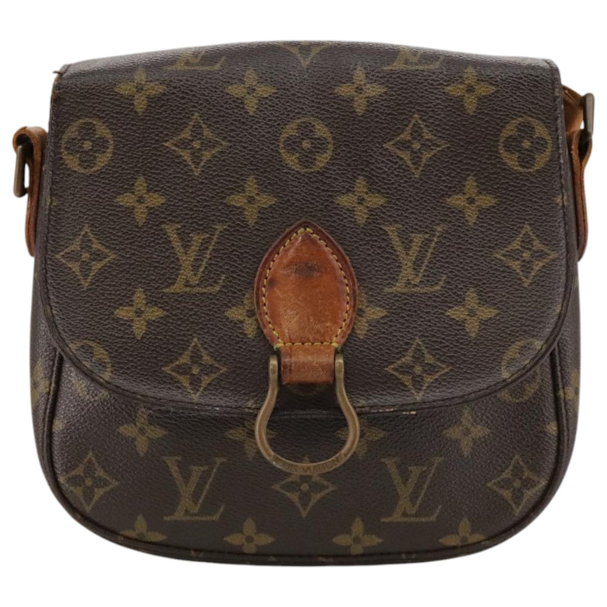 LOUIS VUITTON Monogram Saint Cloud MM Shoulder Bag M51243 LV 104008