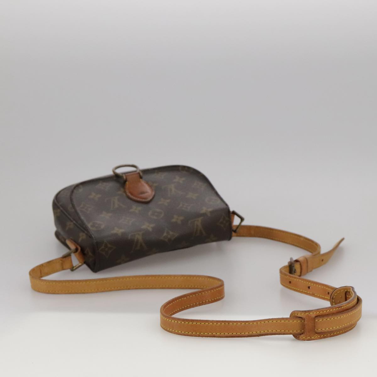 LOUIS VUITTON Monogram Saint Cloud MM Shoulder Bag M51243 LV 104008