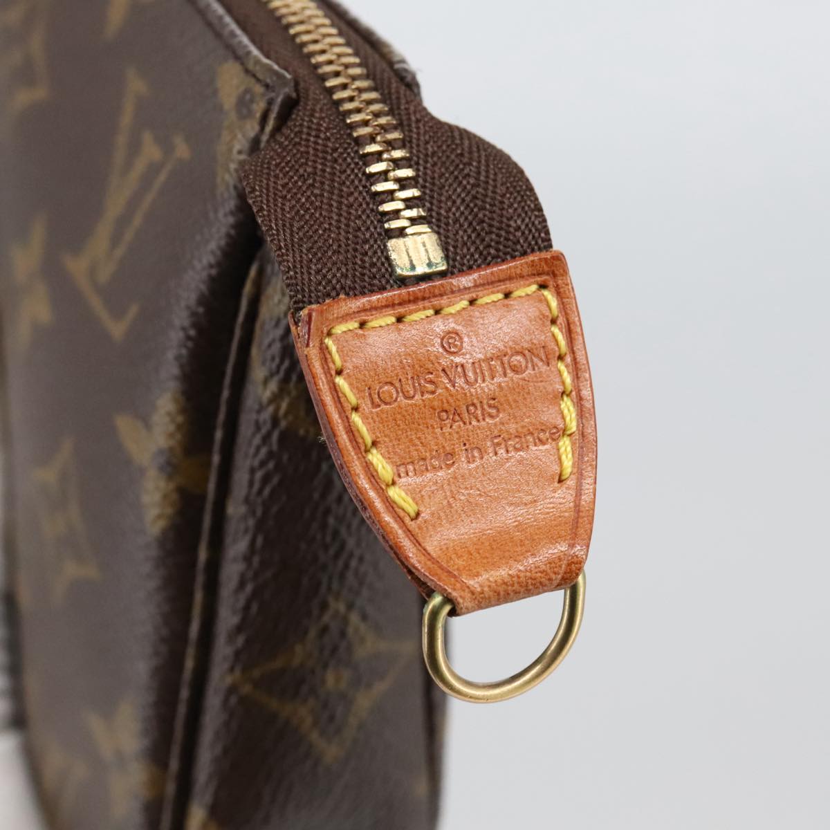 LOUIS VUITTON Monogram Pochette Accessoires Pouch M51980 LV 104009