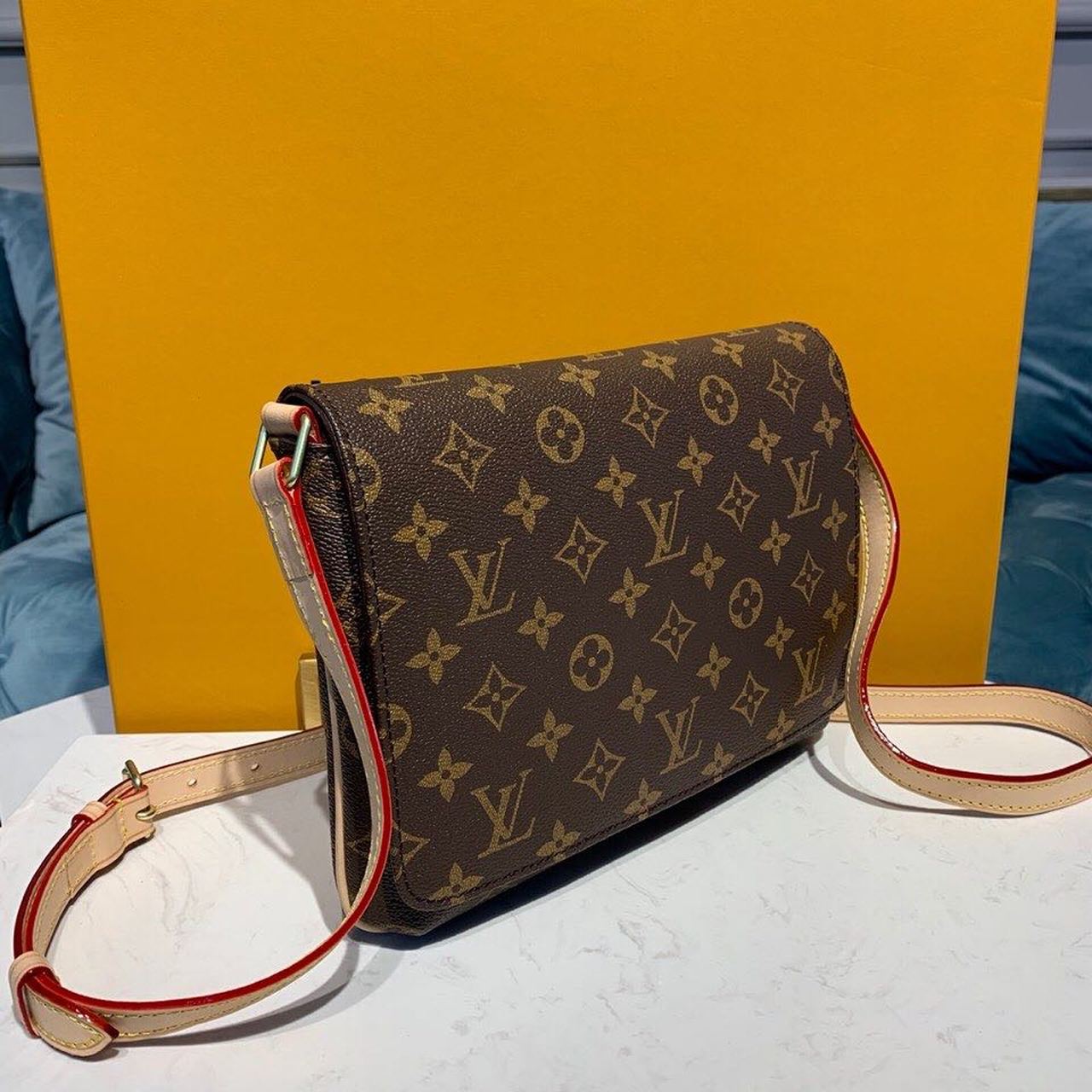 LV Tango Monogram Canvas For Women, WomenÃ¢â‚¬â„¢s Handbags, Shoulder And Crossbody Bags 9.1in/23cm LV M51257