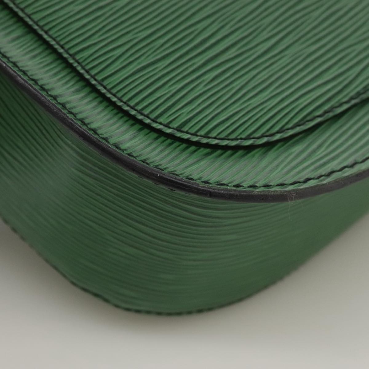 LOUIS VUITTON Epi Saint Cloud GM Shoulder Bag Green M52194 LV 104049