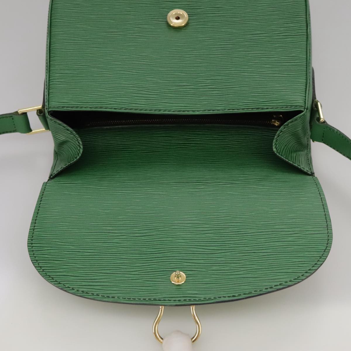 LOUIS VUITTON Epi Saint Cloud GM Shoulder Bag Green M52194 LV 104049