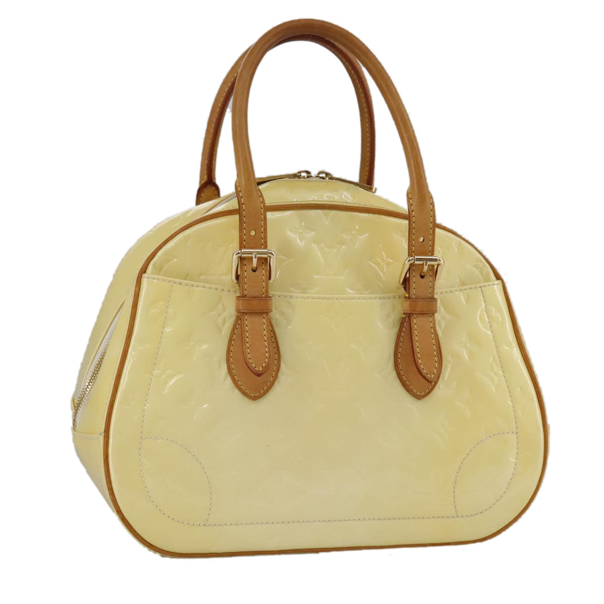 LOUIS VUITTON Monogram Vernis Summit Drive Hand Bag Perle M93514 LV 104052