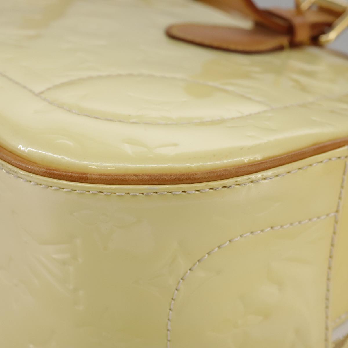 LOUIS VUITTON Monogram Vernis Summit Drive Hand Bag Perle M93514 LV 104052