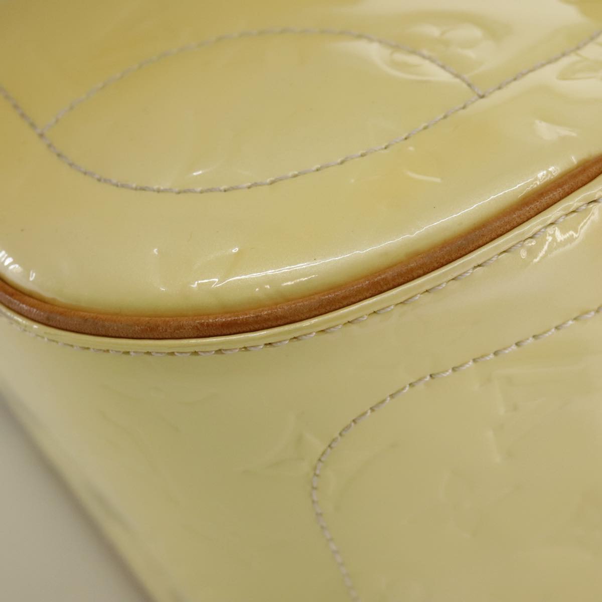 LOUIS VUITTON Monogram Vernis Summit Drive Hand Bag Perle M93514 LV 104052