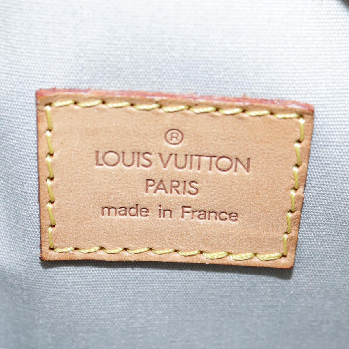 LOUIS VUITTON Monogram Vernis Summit Drive Hand Bag Perle M93514 LV 104052