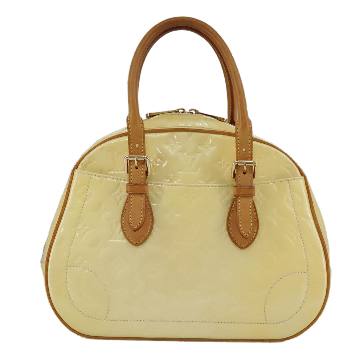 LOUIS VUITTON Monogram Vernis Summit Drive Hand Bag Perle M93514 LV 104052