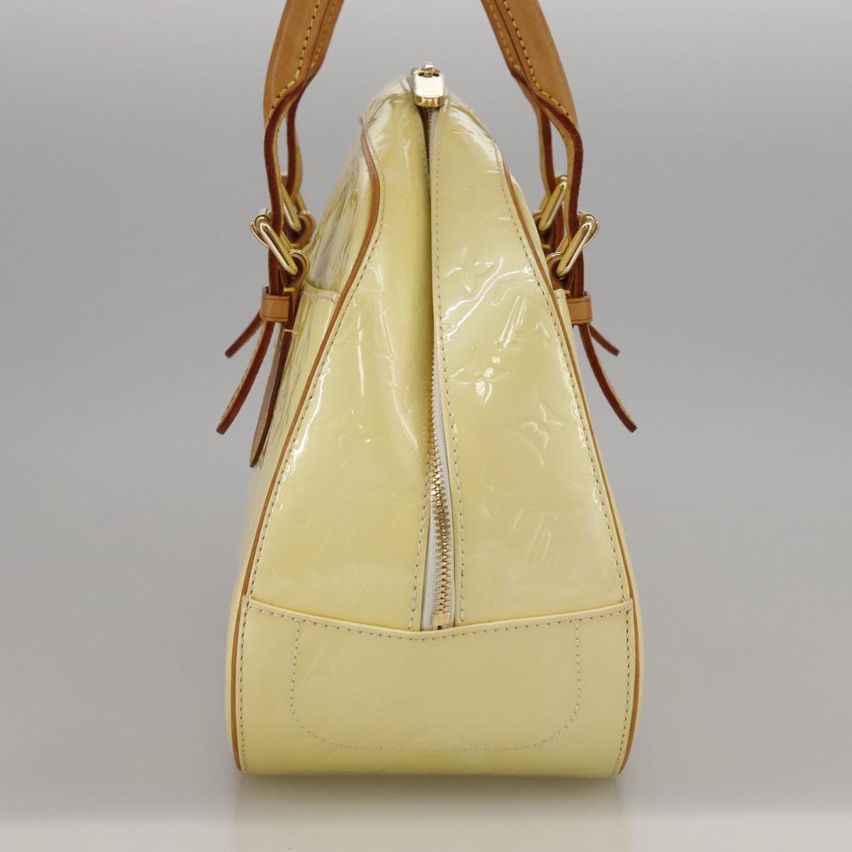 LOUIS VUITTON Monogram Vernis Summit Drive Hand Bag Perle M93514 LV 104052