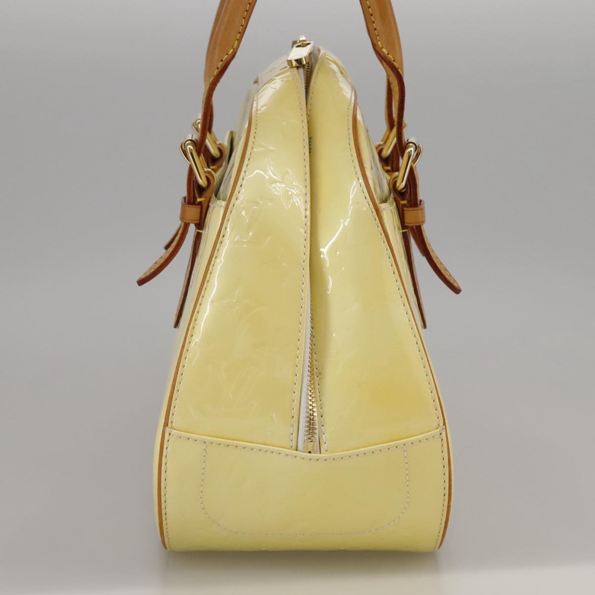LOUIS VUITTON Monogram Vernis Summit Drive Hand Bag Perle M93514 LV 104052