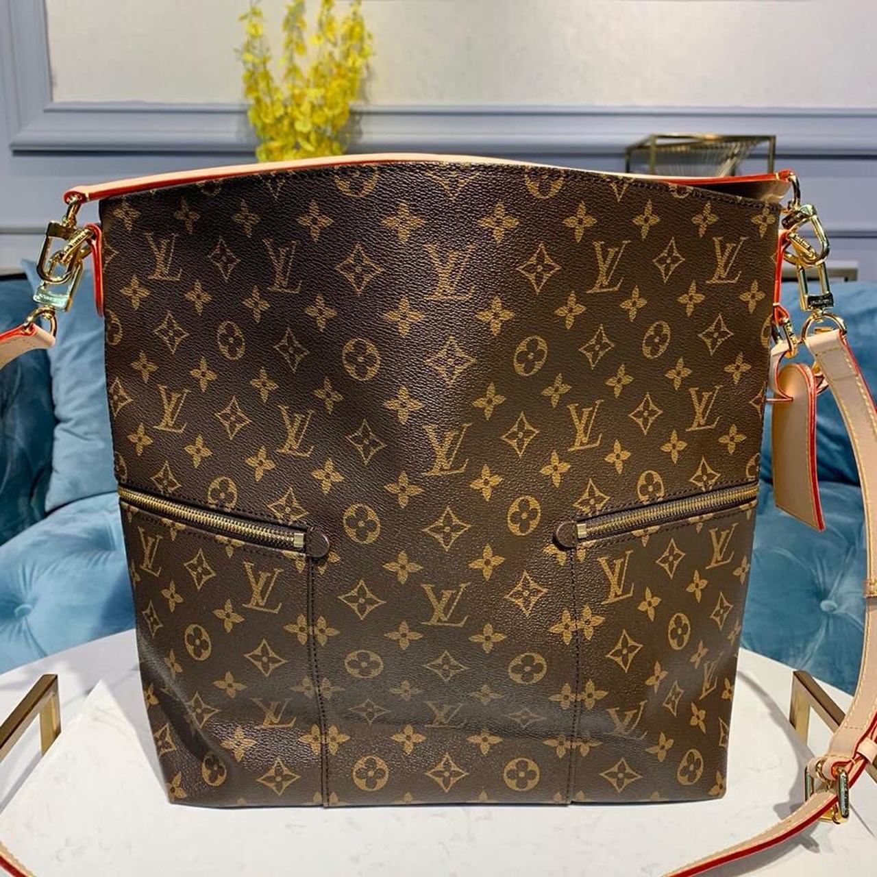 LV Melie Monogram Canvas For Women, WomenÃ¢â‚¬â„¢s Handbags, Shoulder Bags 16.5in/42cm LV M41544