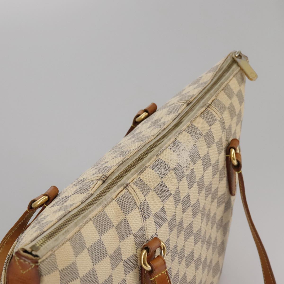 LOUIS VUITTON Damier Azur Totally MM Tote Bag N51262 LV 104103