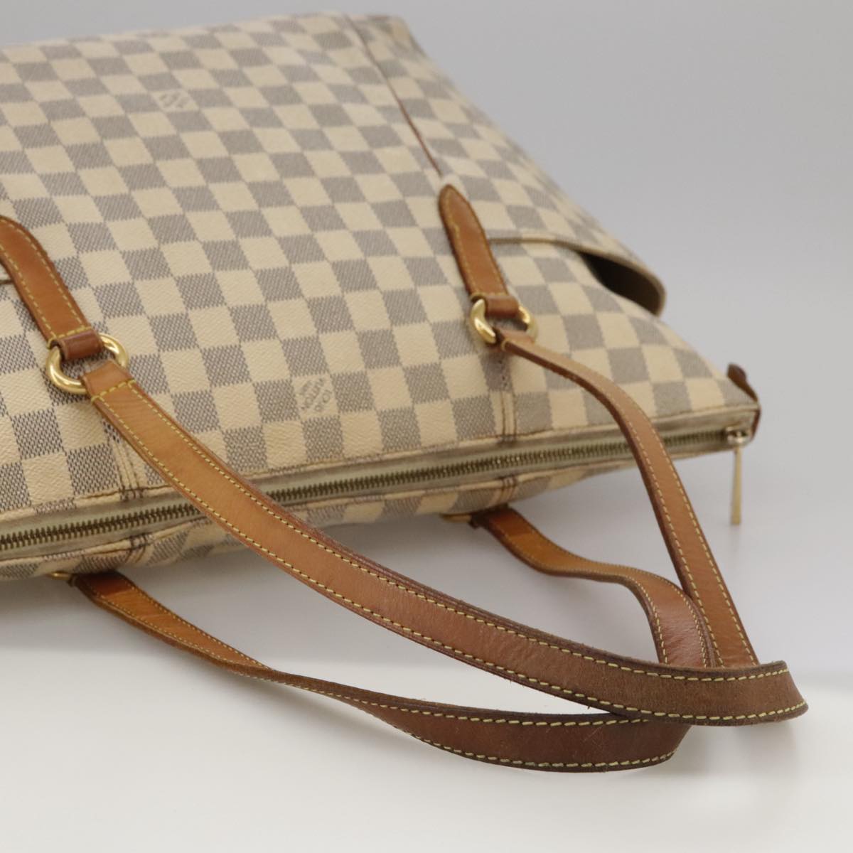 LOUIS VUITTON Damier Azur Totally MM Tote Bag N51262 LV 104103
