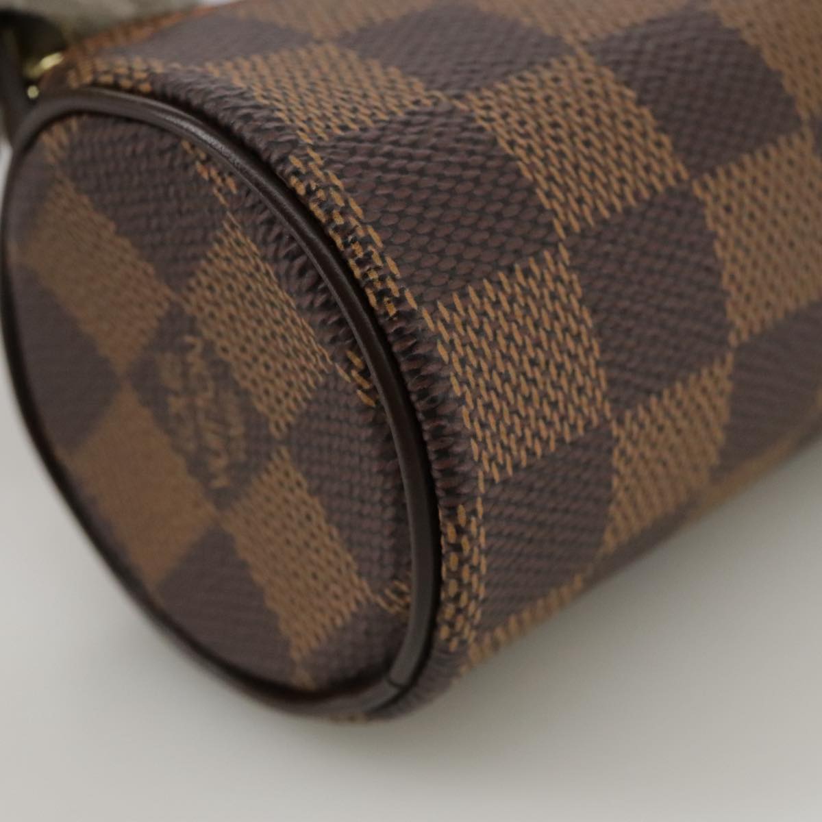 LOUIS VUITTON Damier Ebene Papillon Pouch LV 104187A