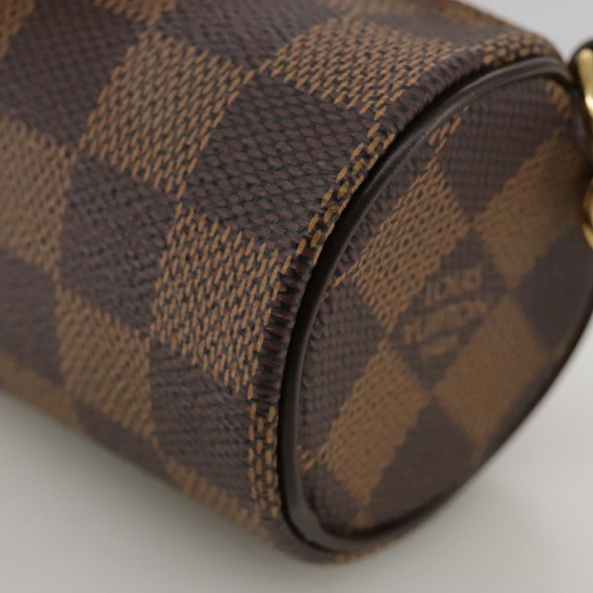 LOUIS VUITTON Damier Ebene Papillon Pouch LV 104187A