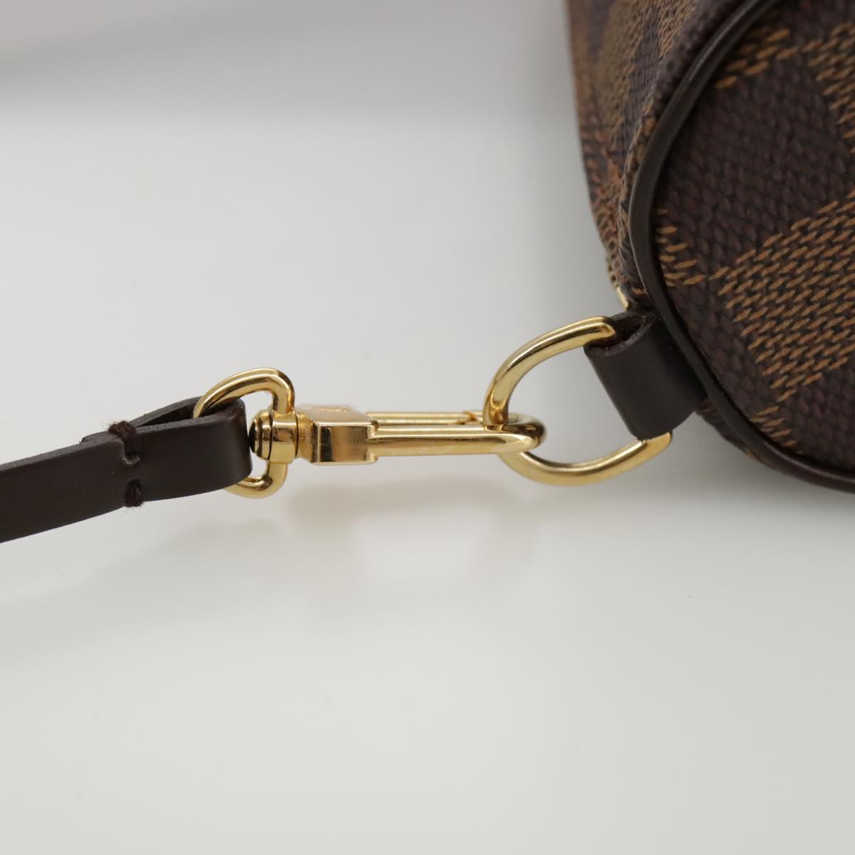 LOUIS VUITTON Damier Ebene Papillon Pouch LV 104187A