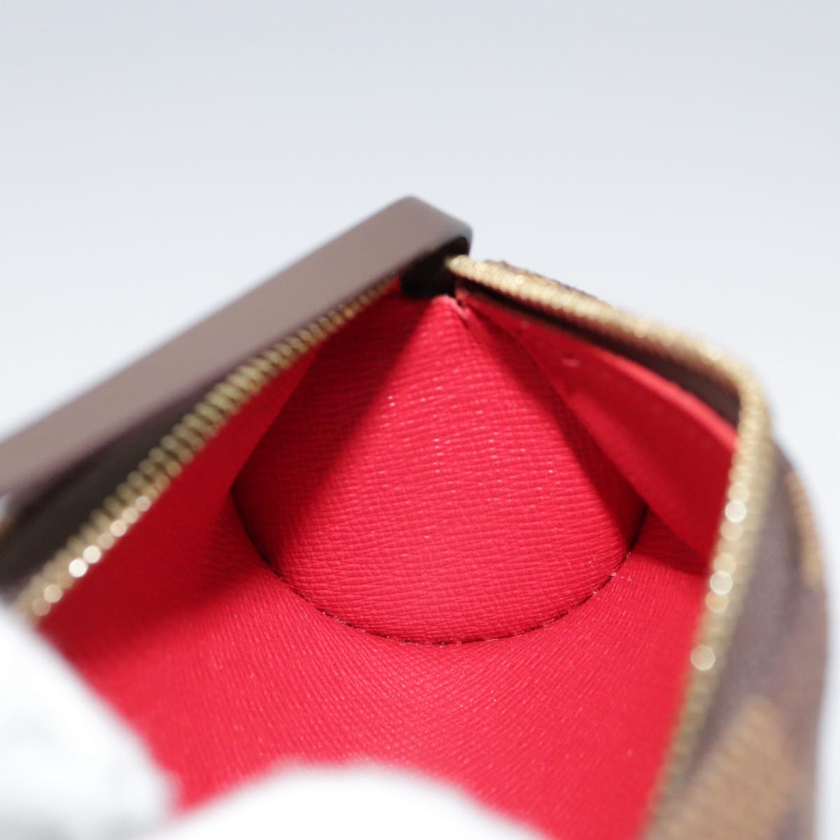LOUIS VUITTON Damier Ebene Papillon Pouch LV 104187A