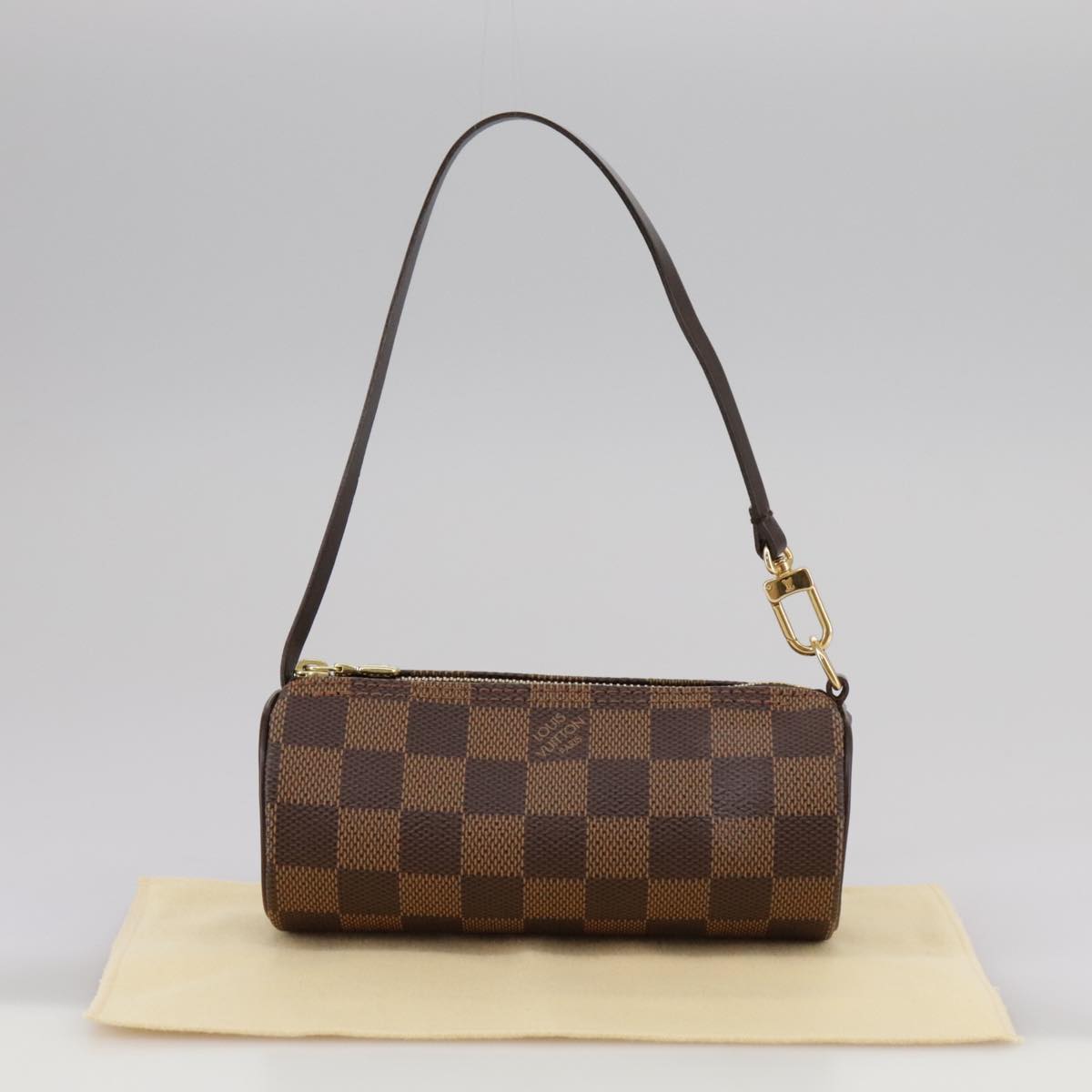 LOUIS VUITTON Damier Ebene Papillon Pouch LV 104187A