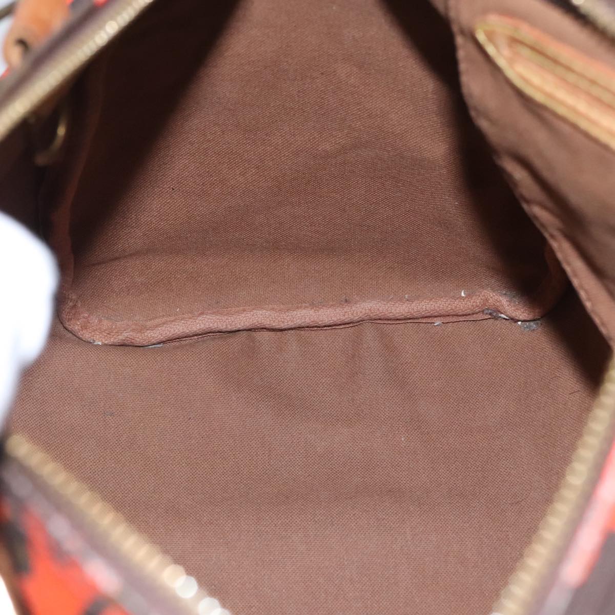LOUIS VUITTON Monogram Graffiti Speedy 30 Hand Bag Orange M93705 LV 104188A