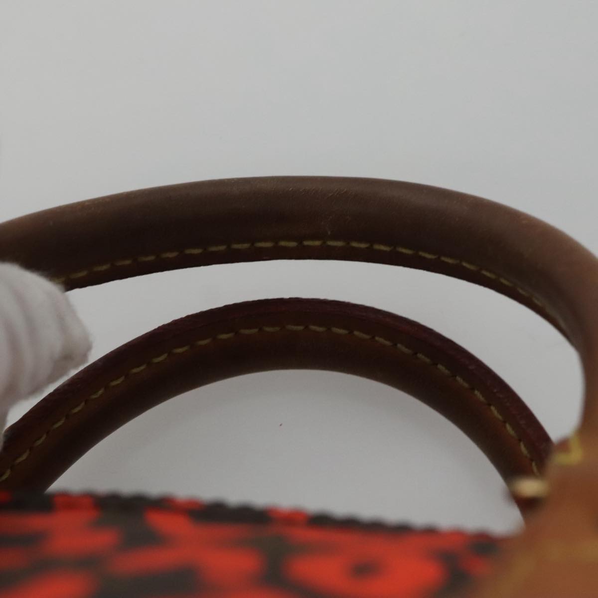 LOUIS VUITTON Monogram Graffiti Speedy 30 Hand Bag Orange M93705 LV 104188A