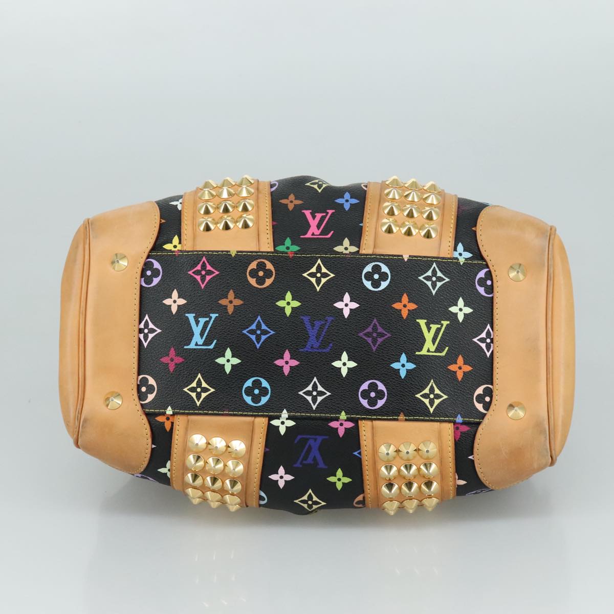 LOUIS VUITTON Monogram Multicolor Courtney MM Bag 2way Black M45642 104189
