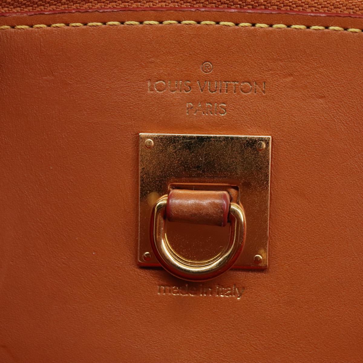 LOUIS VUITTON Catgram City Steamer MM Bag Leather 2way Brown M52969 104191S
