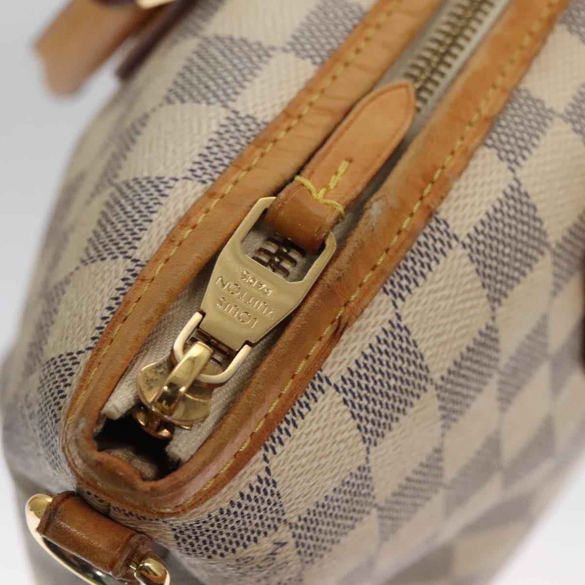 LOUIS VUITTON Damier Azur Riviera PM Tote Bag 2way N48250 LV 104192
