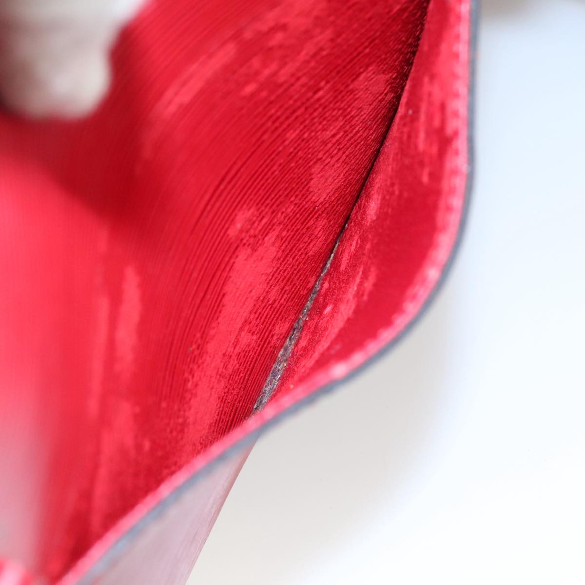 LOUIS VUITTON Epi Solferino Shoulder Bag Red M42867 LV 104198
