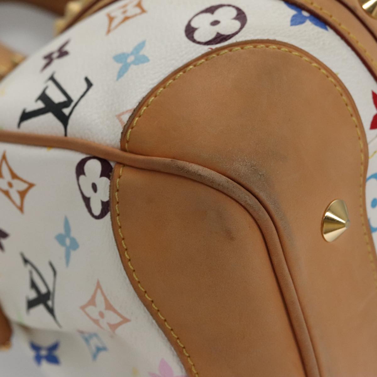 LOUIS VUITTON Monogram Multicolor Courtney MM Bag 2way White M45641 104199