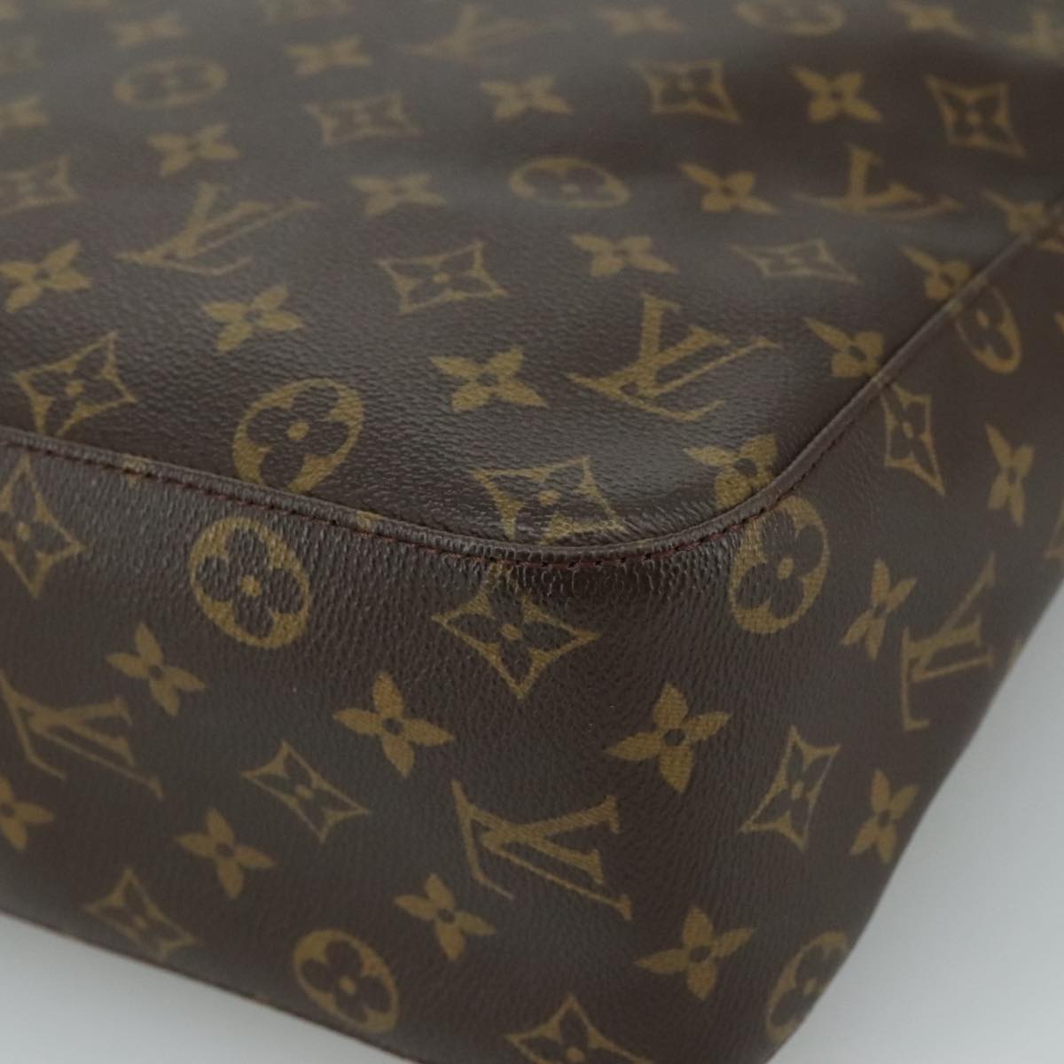 LOUIS VUITTON Monogram Looping GM Shoulder Bag M51145 LV 104214