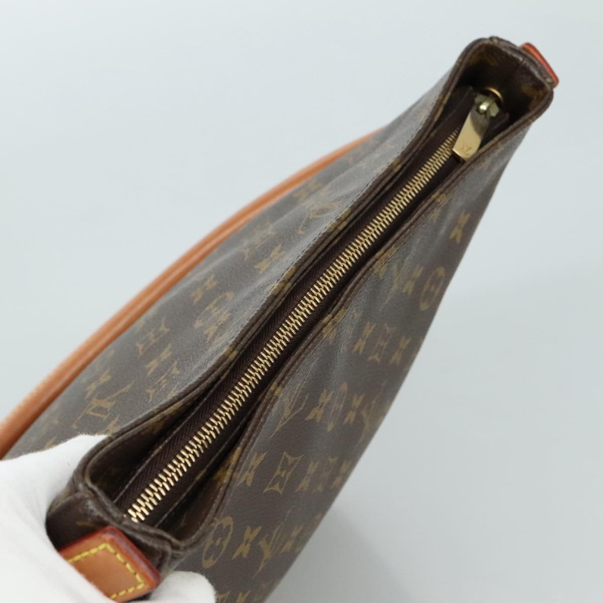 LOUIS VUITTON Monogram Looping GM Shoulder Bag M51145 LV 104214