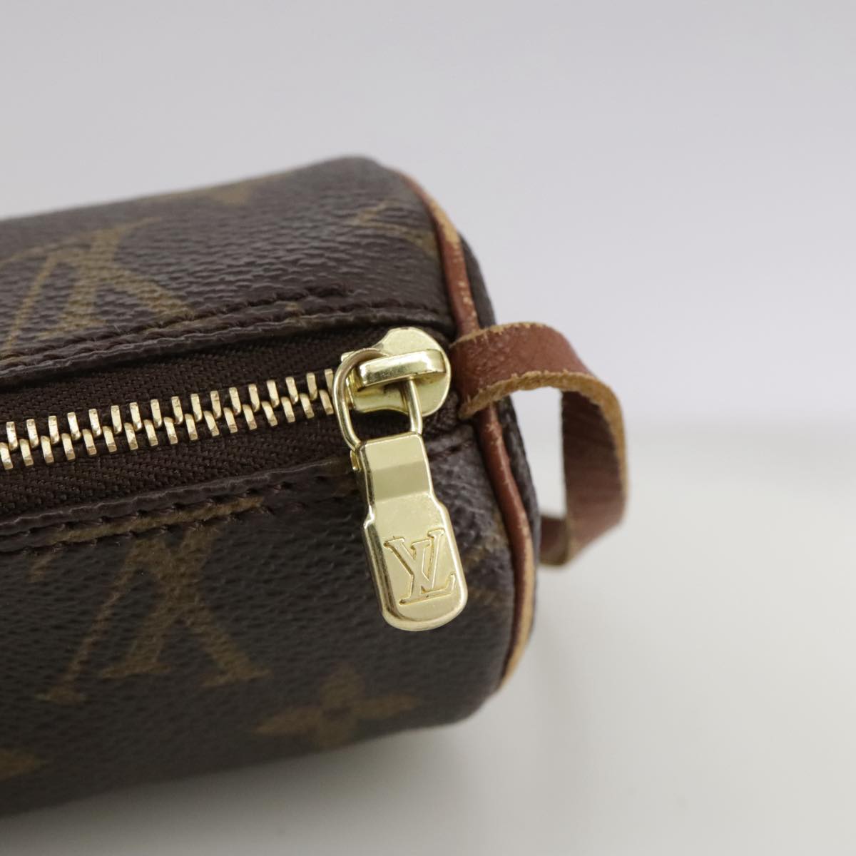 LOUIS VUITTON Monogram Papillon Pouch LV 104220
