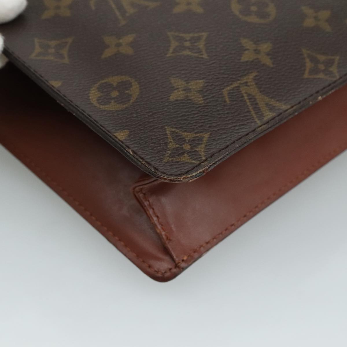 LOUIS VUITTON Monogram Monceau 28 Hand Bag 2way M51185 LV 104222