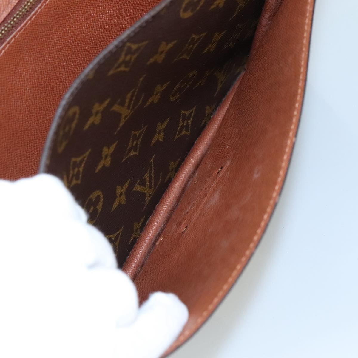 LOUIS VUITTON Monogram Monceau 28 Hand Bag 2way M51185 LV 104222