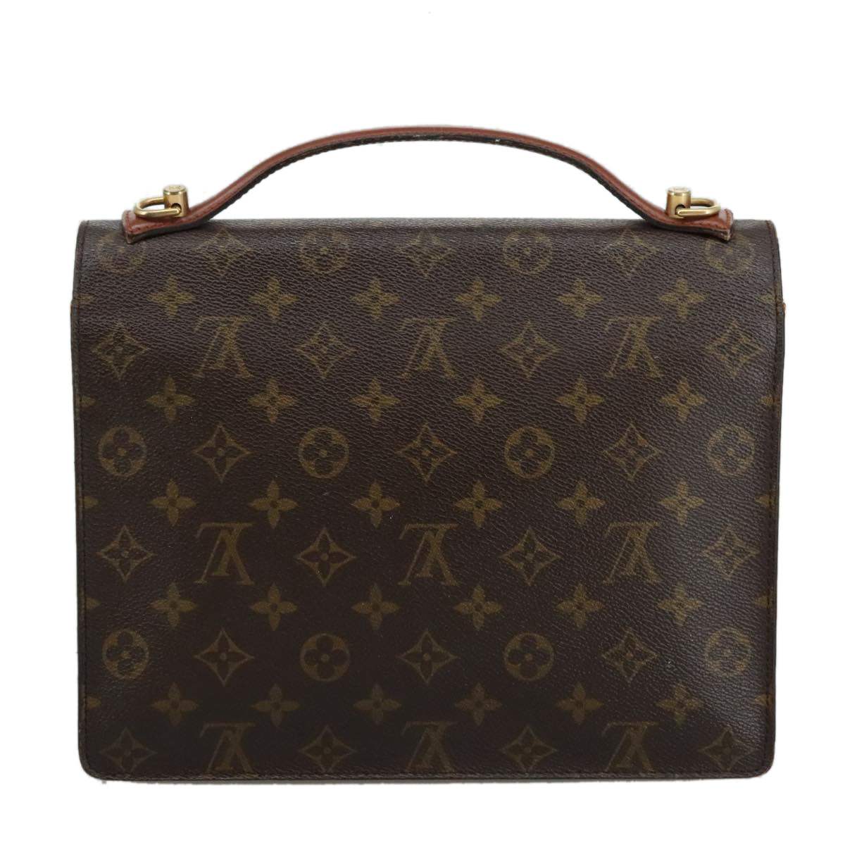 LOUIS VUITTON Monogram Monceau 28 Hand Bag 2way M51185 LV 104222