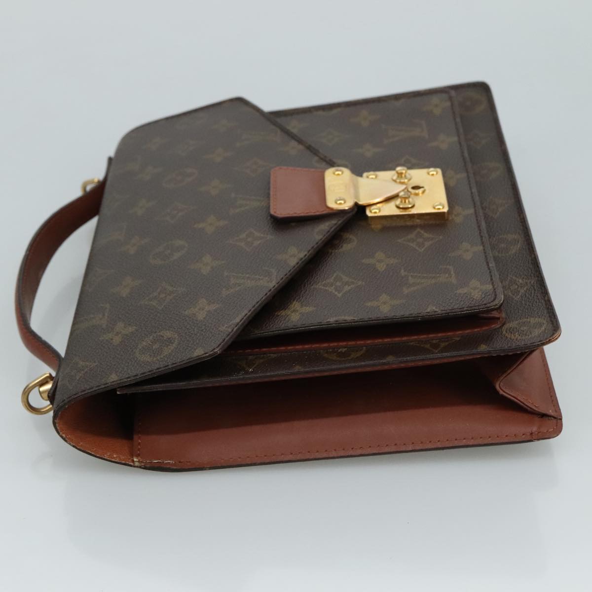 LOUIS VUITTON Monogram Monceau 28 Hand Bag 2way M51185 LV 104222