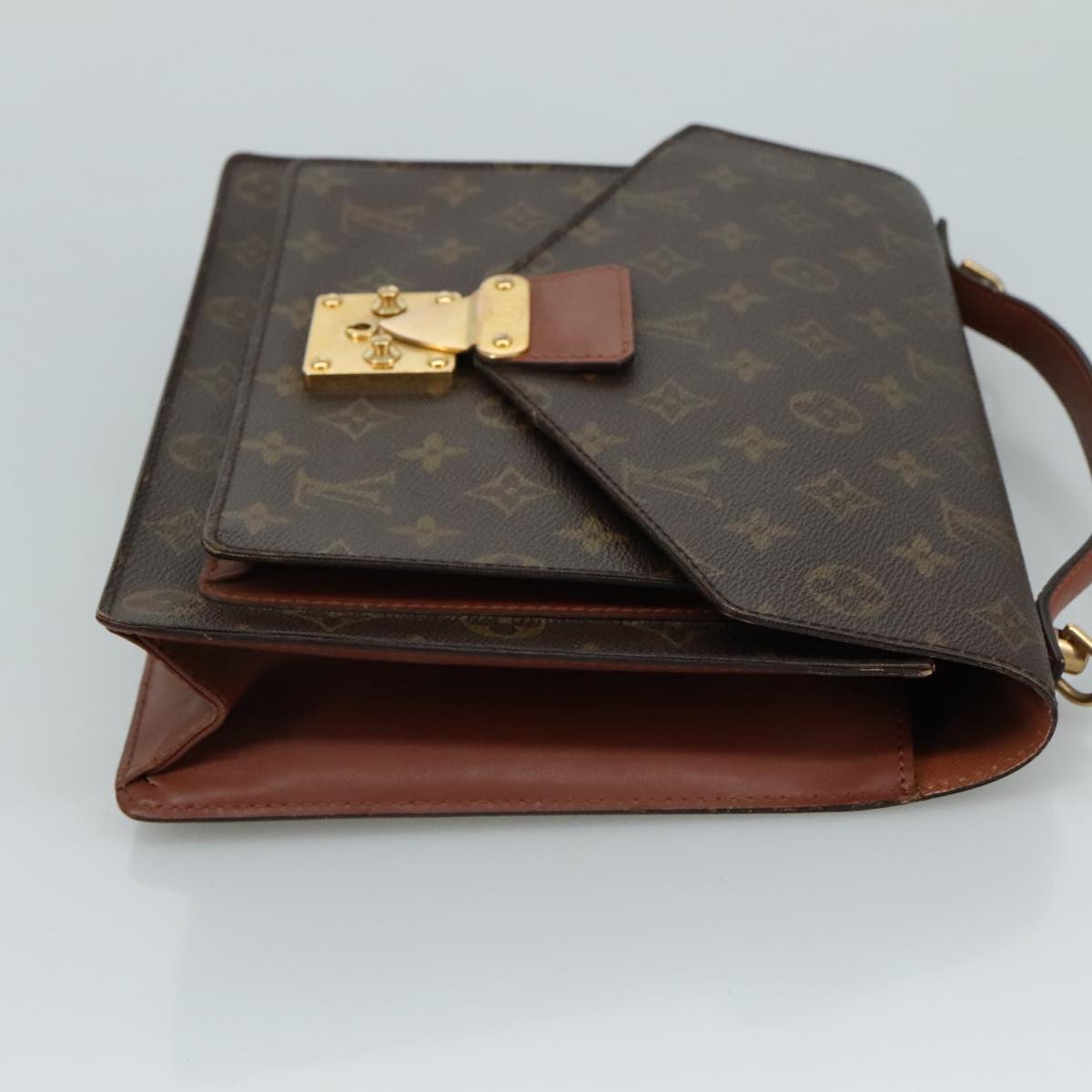 LOUIS VUITTON Monogram Monceau 28 Hand Bag 2way M51185 LV 104222